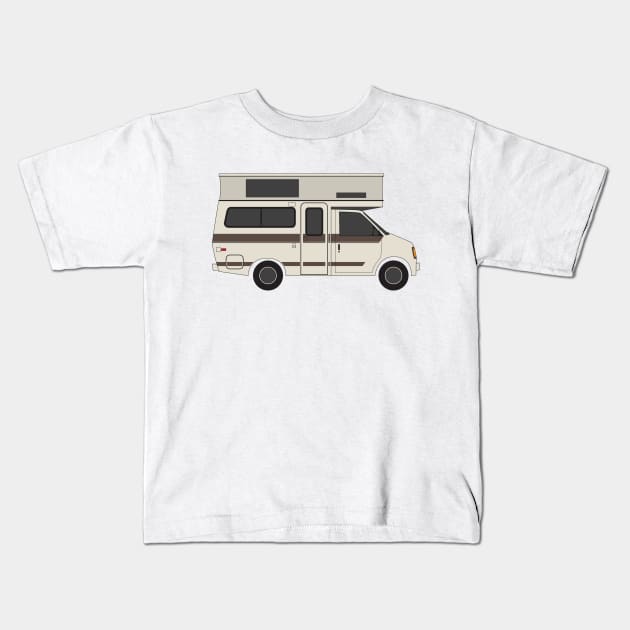 astro pop up truck Kids T-Shirt by LeapDaze